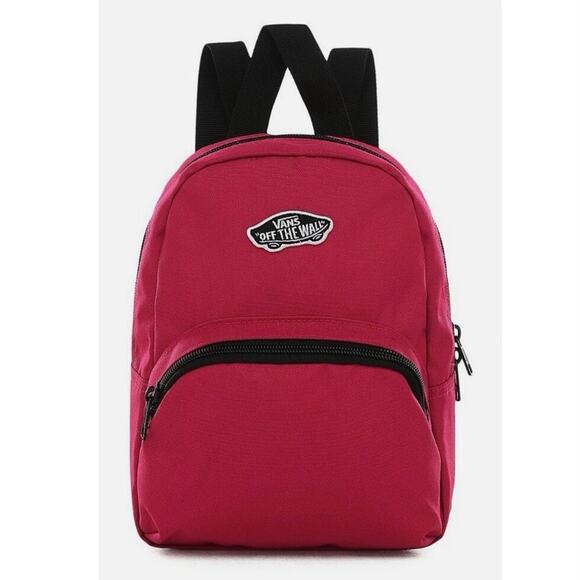 Vans Got This Mini Backpack Red Unisex Y2K Vans Off The Wall Mini Bag 10x7x4 - Picture 2 of 12